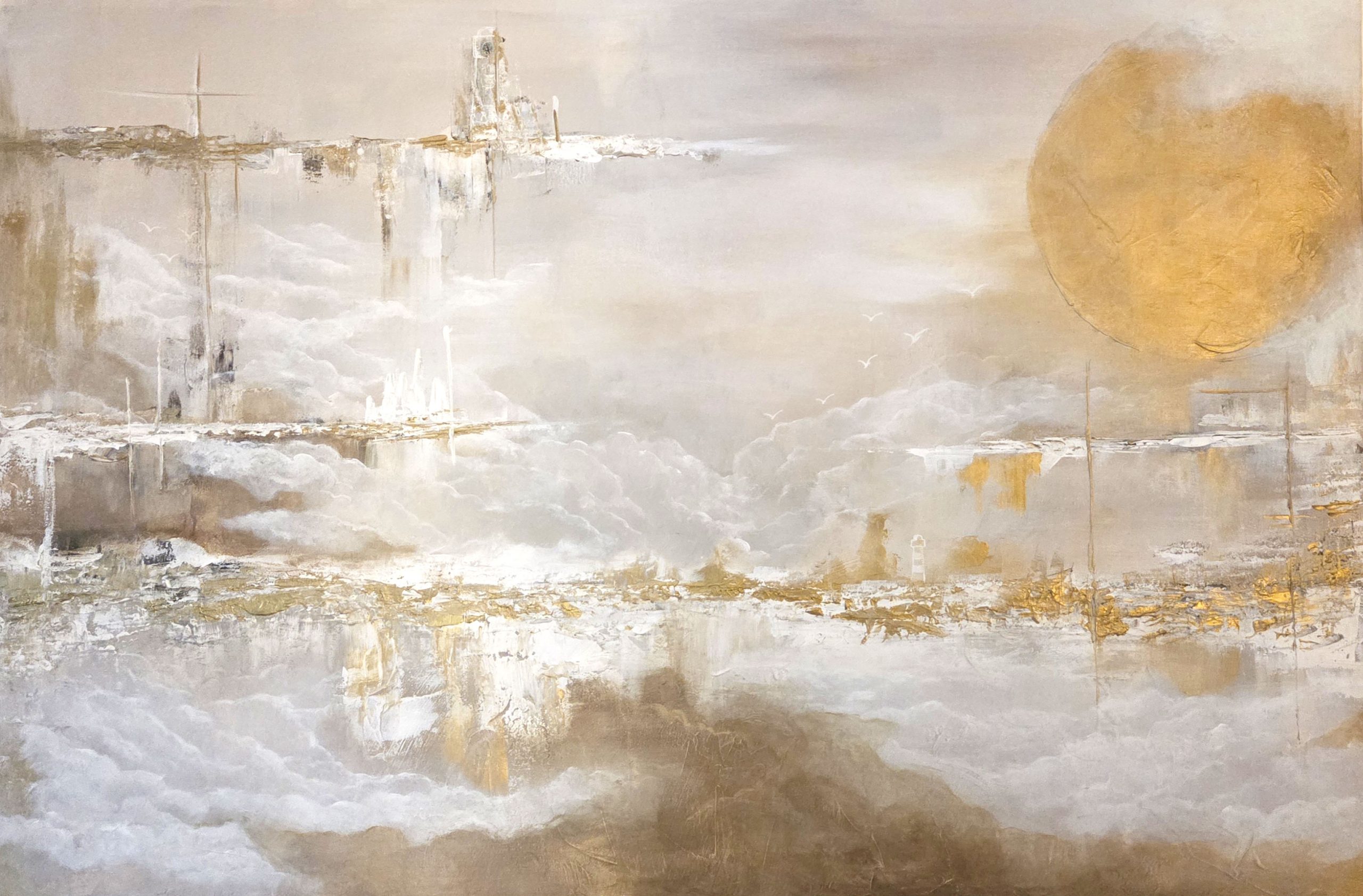 Le phare dans les nuages d’or